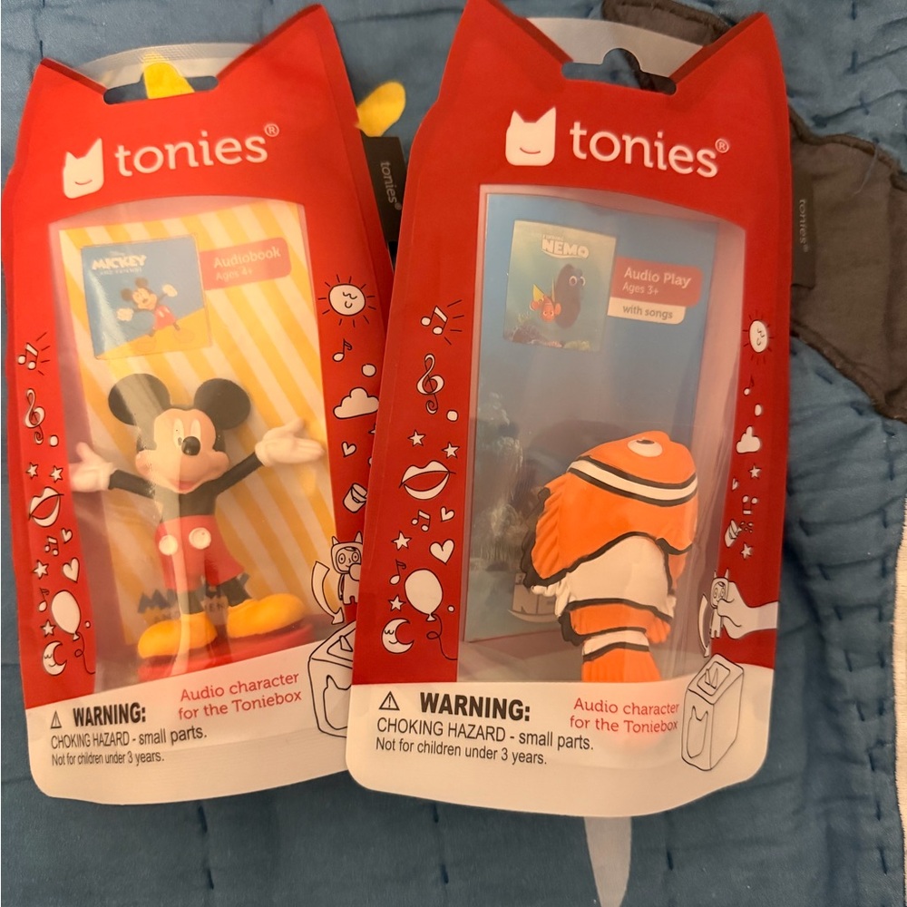 Tonies® Mickey & Nemo Audio Character Set – Red Packaging